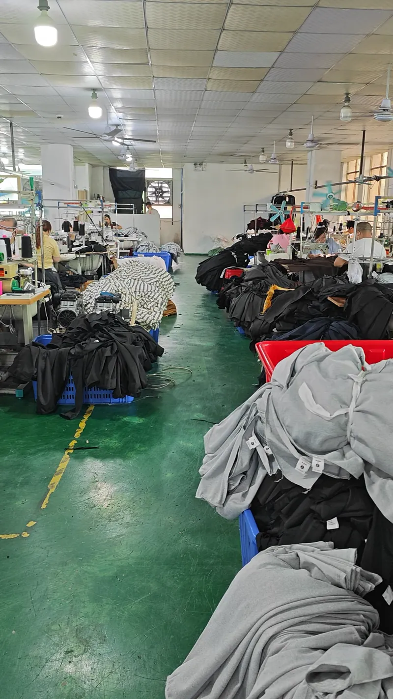 ADMwear factory environment in Guangzhou